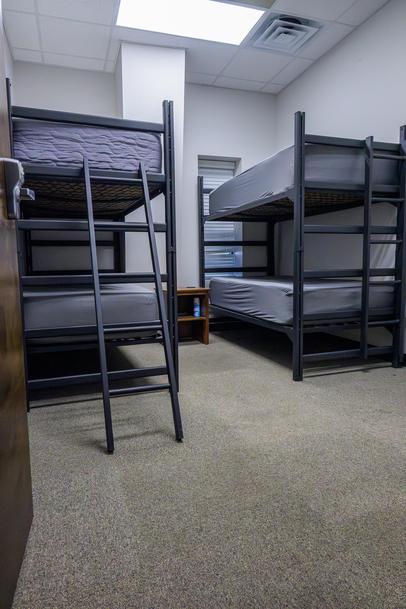 Bunk room with beds